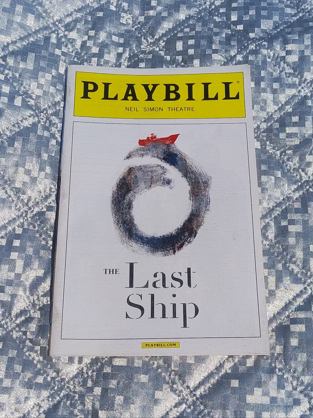 Official Broadway 2014 Playbill The Last Ship At The Neil Simon Theatre